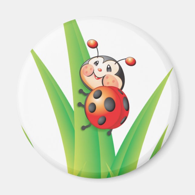 Libby das Ladybug Magnet (Vorne)
