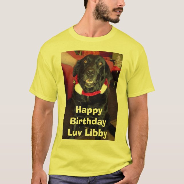 Libby, glückliches BirthdayLuv Libby T-Shirt (Vorderseite)