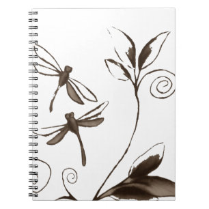 Libelle abstrakt notizblock