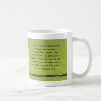 Libelle auf barbwire Tasse, Mai haben Sie das cou… Tasse