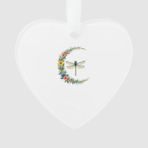 Libelle Boho Halbmond Friedenszeichen Hippie Libel Ornament