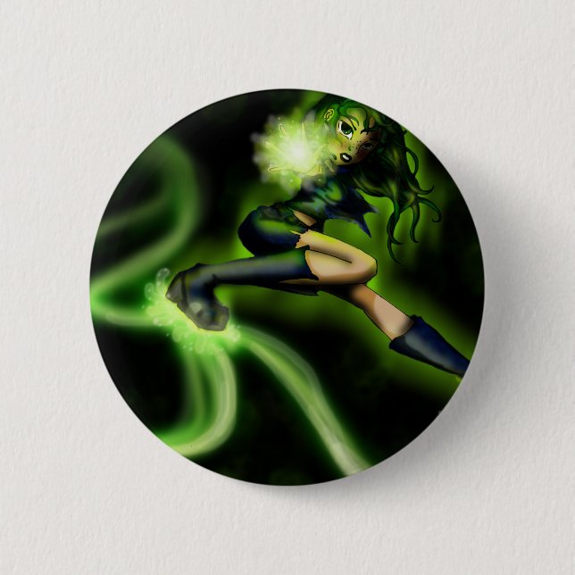Libelle Button (Vorderseite)