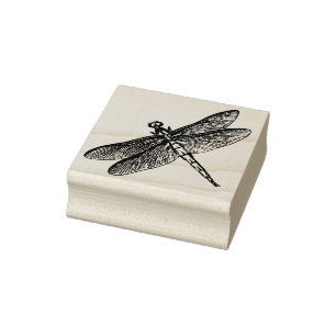 Libelle Gummistempel