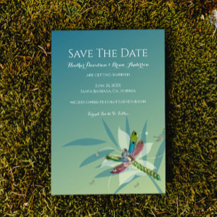Libelle im Ruhezustand - Heiratsankündigung Save The Date