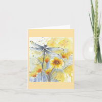 Libelle in den Blumen von Sherry