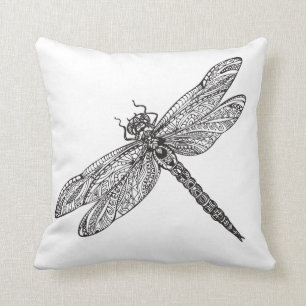 Libelle in der Art Kissen