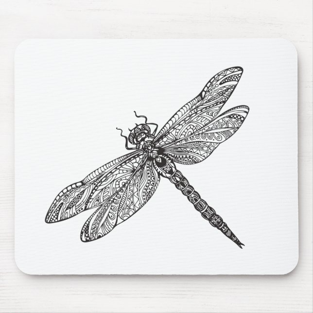 Libelle in der Art Mousepad (Vorne)