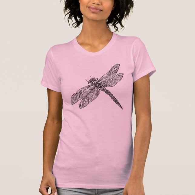Libelle in der Art T-Shirt (Vorderseite)