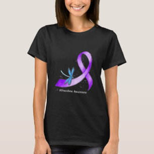 Libelle Lila Band Überdosis-Bewusstsein Supp T-Shirt