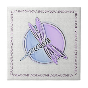Libelle lila fliese