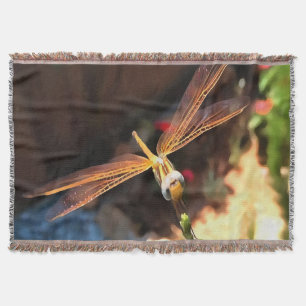 Libelle mit goldgelben Flügeln Decke