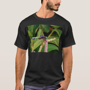 Libelle mit weißen Blume T-Shirt