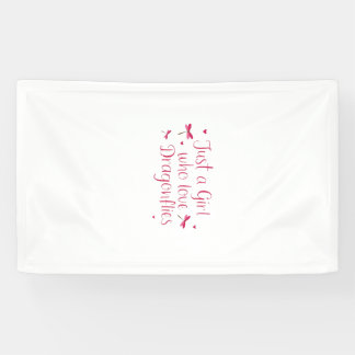 Libelle Nur Ein Mädchen Das Libellen Liebt T-Shirt Banner