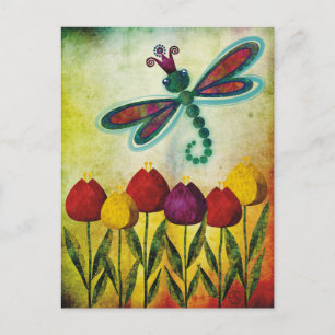 Libelle Postkarte