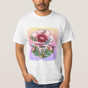 Libelle Roter Mohn  T-Shirt