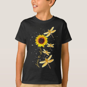 Libelle Sonnenblume Lehrer Wachstumsmentalität Wäh T-Shirt
