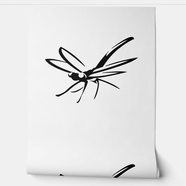 Libelle Tapete (Abrollen)