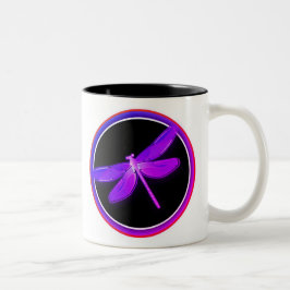 Libelle-Tasse Zweifarbige Tasse