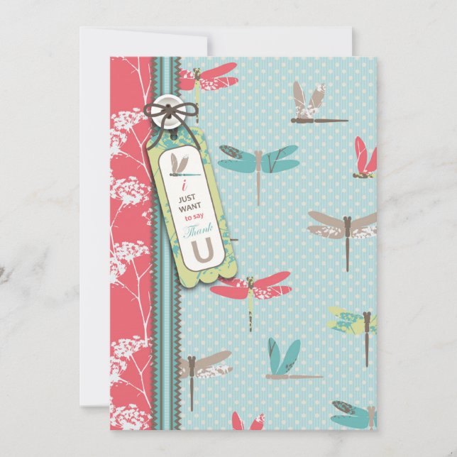 Libelle träumt TY Karte 2 (Vorderseite)