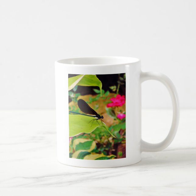 Libelle und Rose Tasse (Rechts)