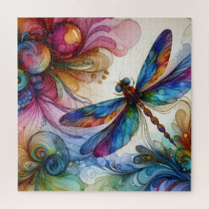 Libellen-Alkohol-Tinte Puzzle