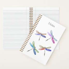 Libellen-Aquarell-Notizbuch Notizbuch