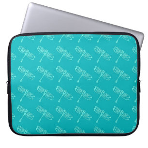 Libellen, blass, türkis laptopschutzhülle