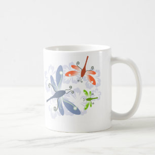 Libellen-Blume Tasse