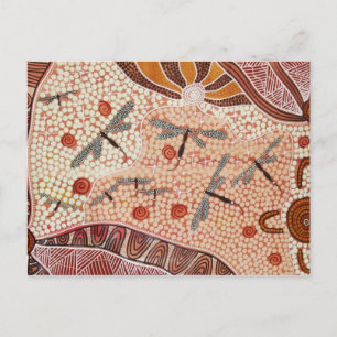 Libellen der Postkarte der Wüste