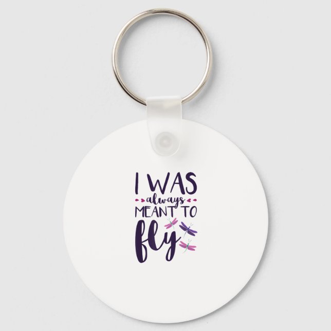 Libellen, die ich immer wollte, um Drachenfliegen  Schlüsselanhänger (Vorderseite)