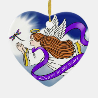 Libellen-Engel Keramikornament