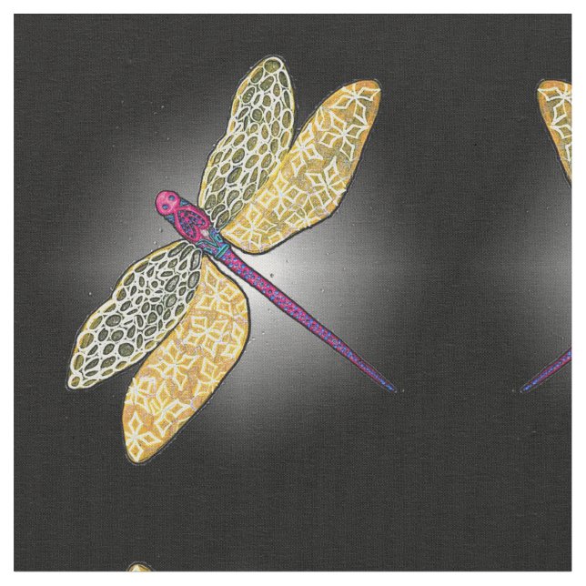 Libellen-Gewebe Stoff (Nahaufnahme)