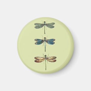 Libellen-Illustrationen Magnet