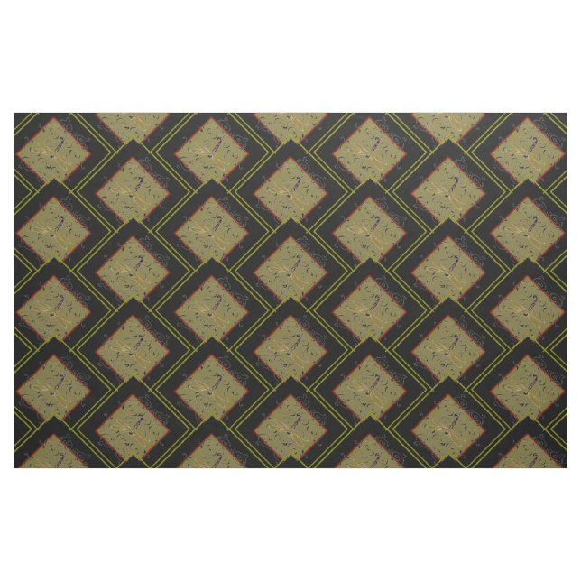 Libellen im Blockmuster Stoff (Fat Quarter (45,7 x 55,9 cm))