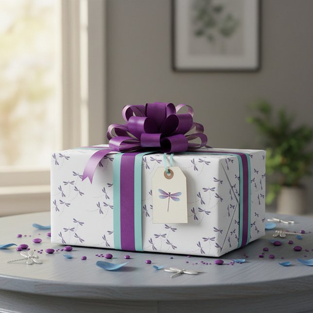Libellen im Flug Geschenkpapier (Von Creator hochgeladen)