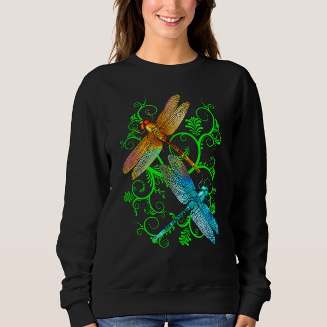 Libellen im Garten Sweatshirt (Vorderseite)