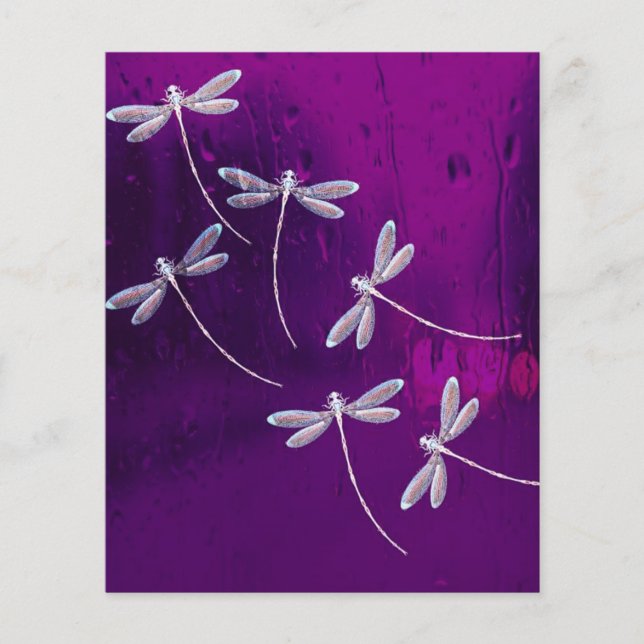 Libellen im Wasser (Vorderseite)