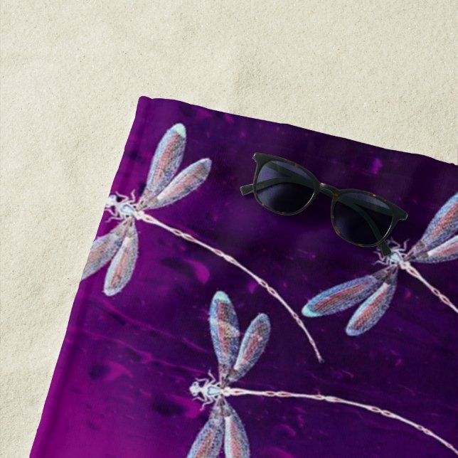 Libellen im Wasser Strandtuch (Beispiel)