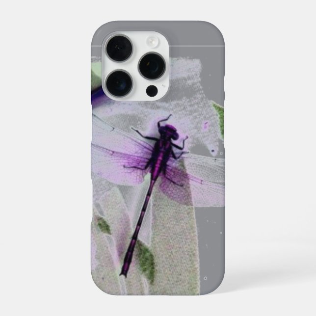 Libellen-Kunst iPhone Hülle (Rückseite)