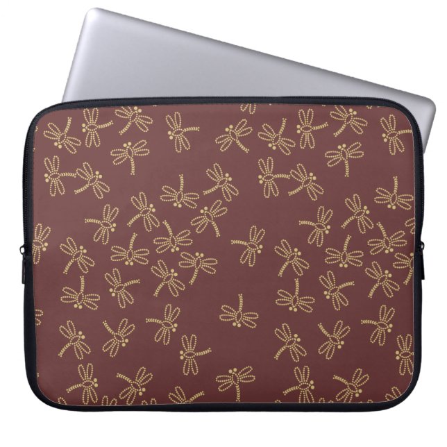 Libellen Laptopschutzhülle (Vorderseite)