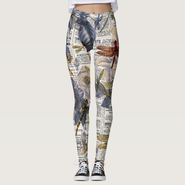 Libellen-Leggings Leggings (Vorderseite)