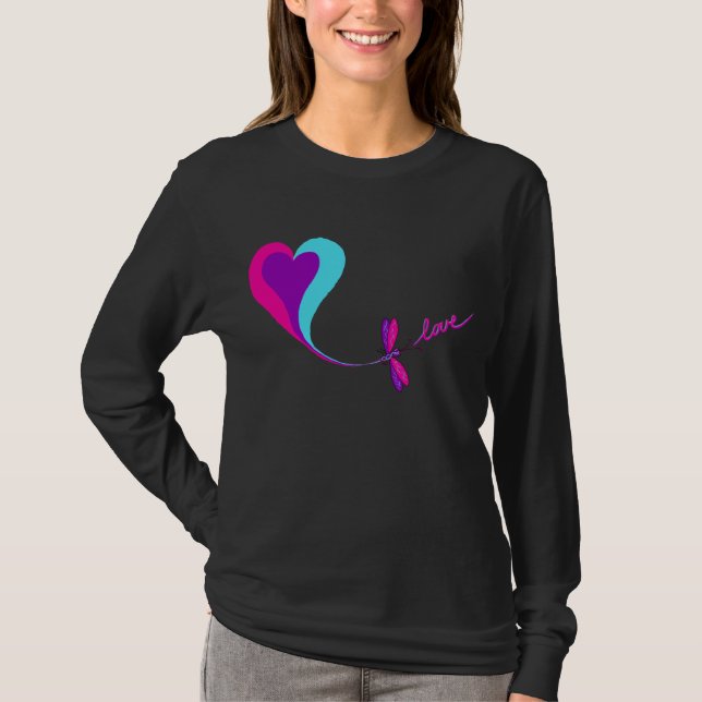 Libellen-Liebe T-Shirt (Vorderseite)