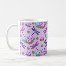 Libellen-Lotos-Kaffeetasse-Tasse