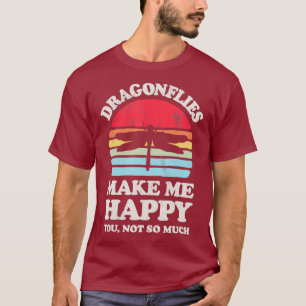 Libellen machen mich glücklich Lustige Libelle Ins T-Shirt