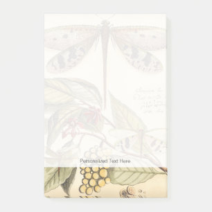 Libellen mit Blätter und Frucht Post-it Klebezettel