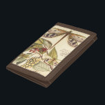 Libellen mit Blätter und Obst Trifold Geldbörse<br><div class="desc">Libellen schweben über Blätter mit Frucht in diesem Stück von Vision Studio. Das Trio der Insekten passt wunderbar zu ihrem Hintergrund und verleiht diesem Ausdruck eine lebensähnliche Qualität. Bestellen Sie noch heute Ihr Exemplar!</div>