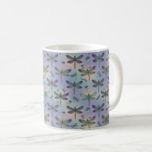 Libellen-Muster Kaffeetasse