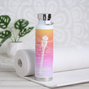 Libellen-Pastellverlauf Trinkflasche