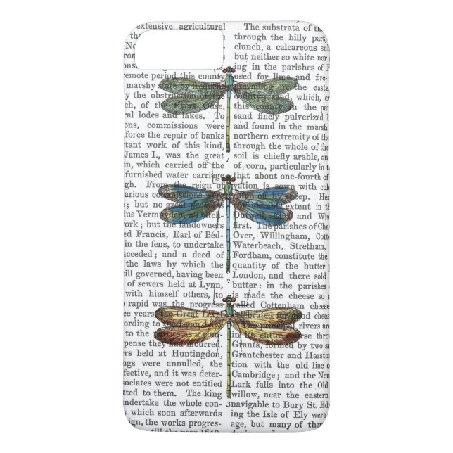 Libellen Print 2 Case-Mate iPhone Hülle (Rückseite)