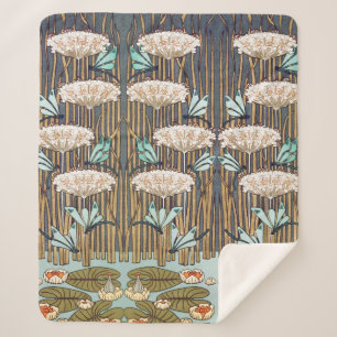 Libellen Seerosen Sumpf Art Nouveau Sherpadecke